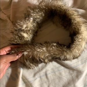 Fluffy faux fur headband